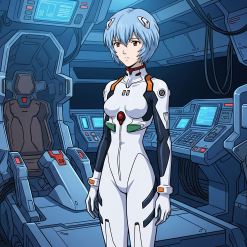 Neon Genesis Evangelion Rei Ayanami: Plugsuit Version