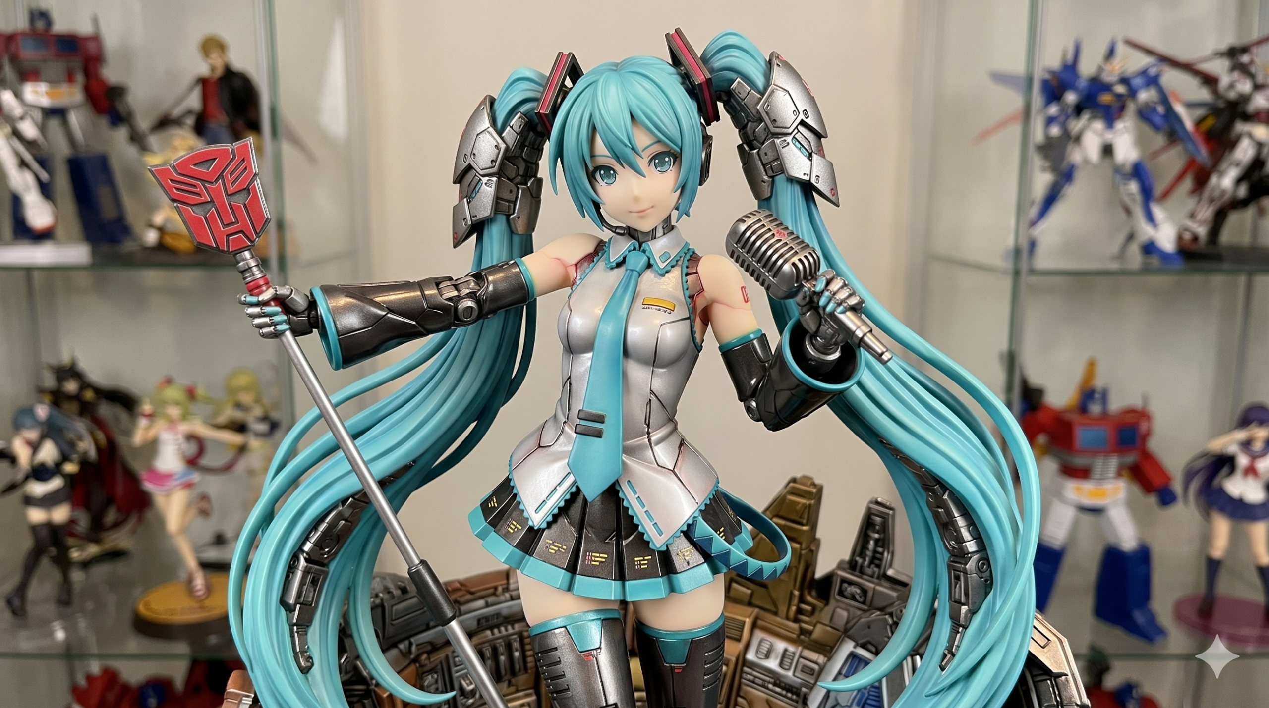 Transformers Hatsune Miku Bishoujo Statue